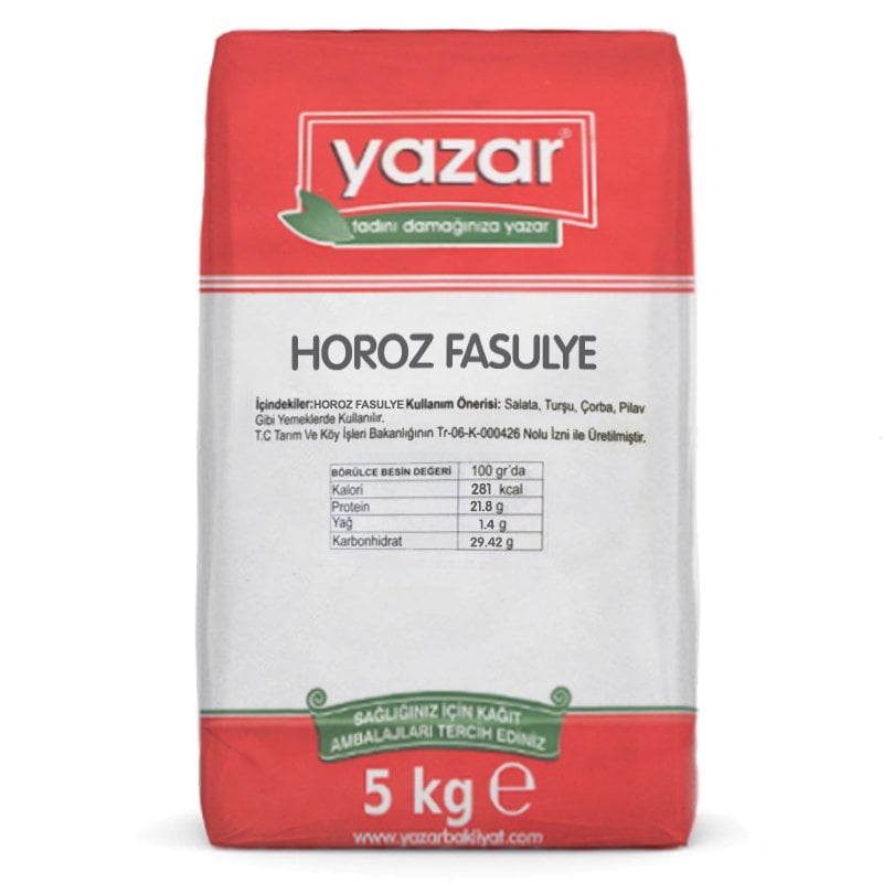 Yazar Horoz Fasulye 5 Kg